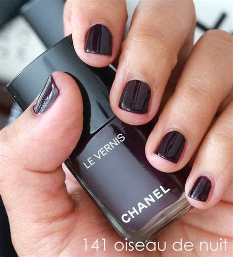 chanel nail polish dark